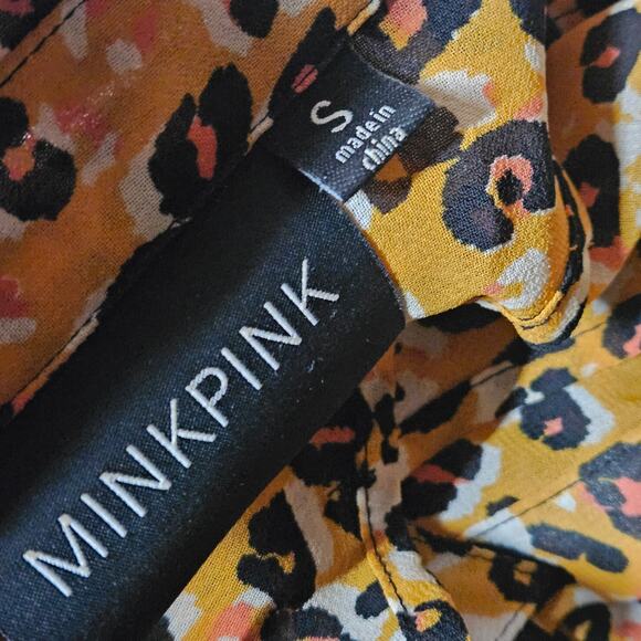 Minkpink Open Back Blouse Size Small - Picture 3 of 3